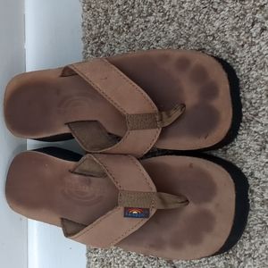 Platform Rainbow flipflops